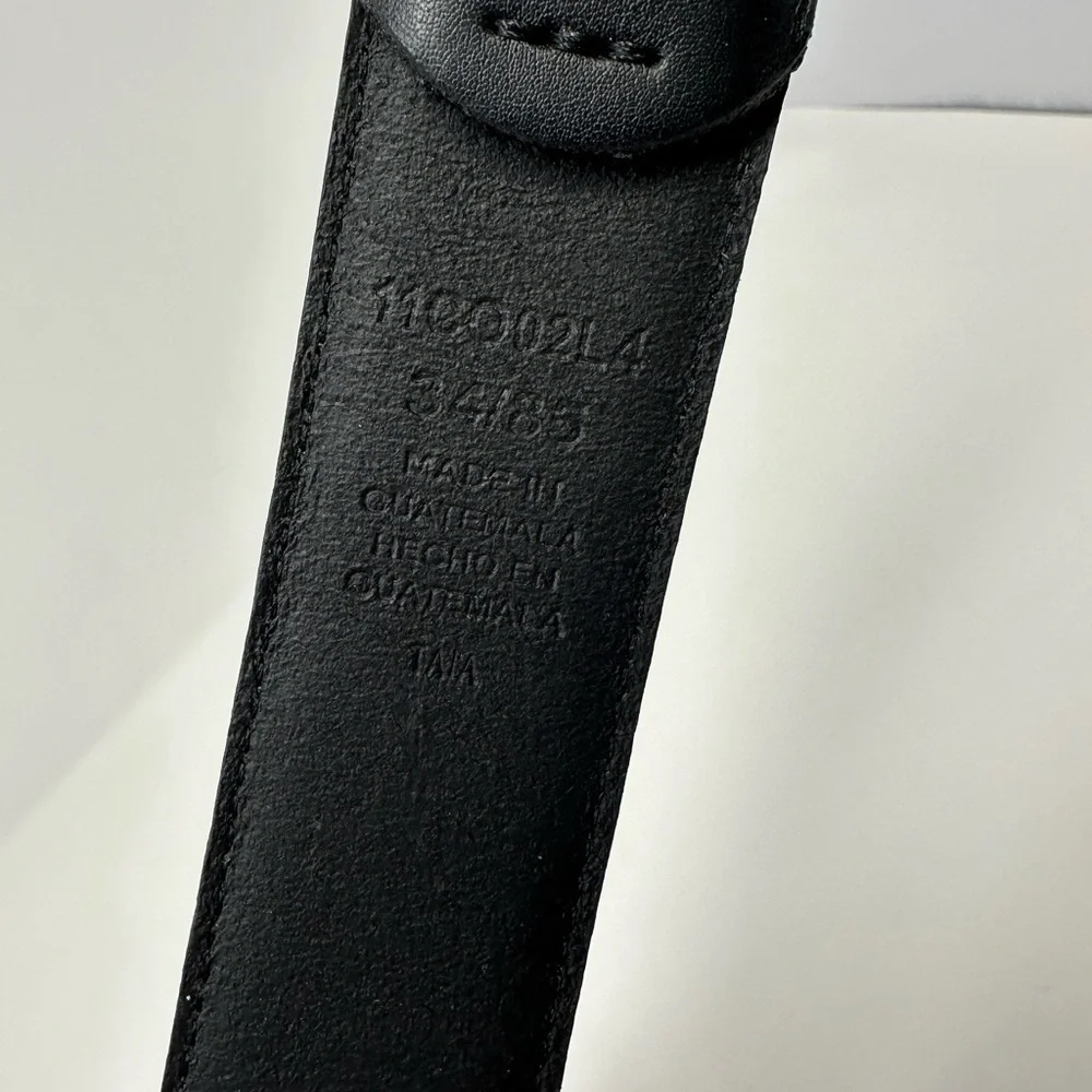 Columbia Belt Leather Black Men's Size‎ 34